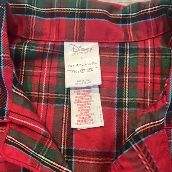 Disney Store Red Plaid Christmas Pyjamas - Picture 3 of 10